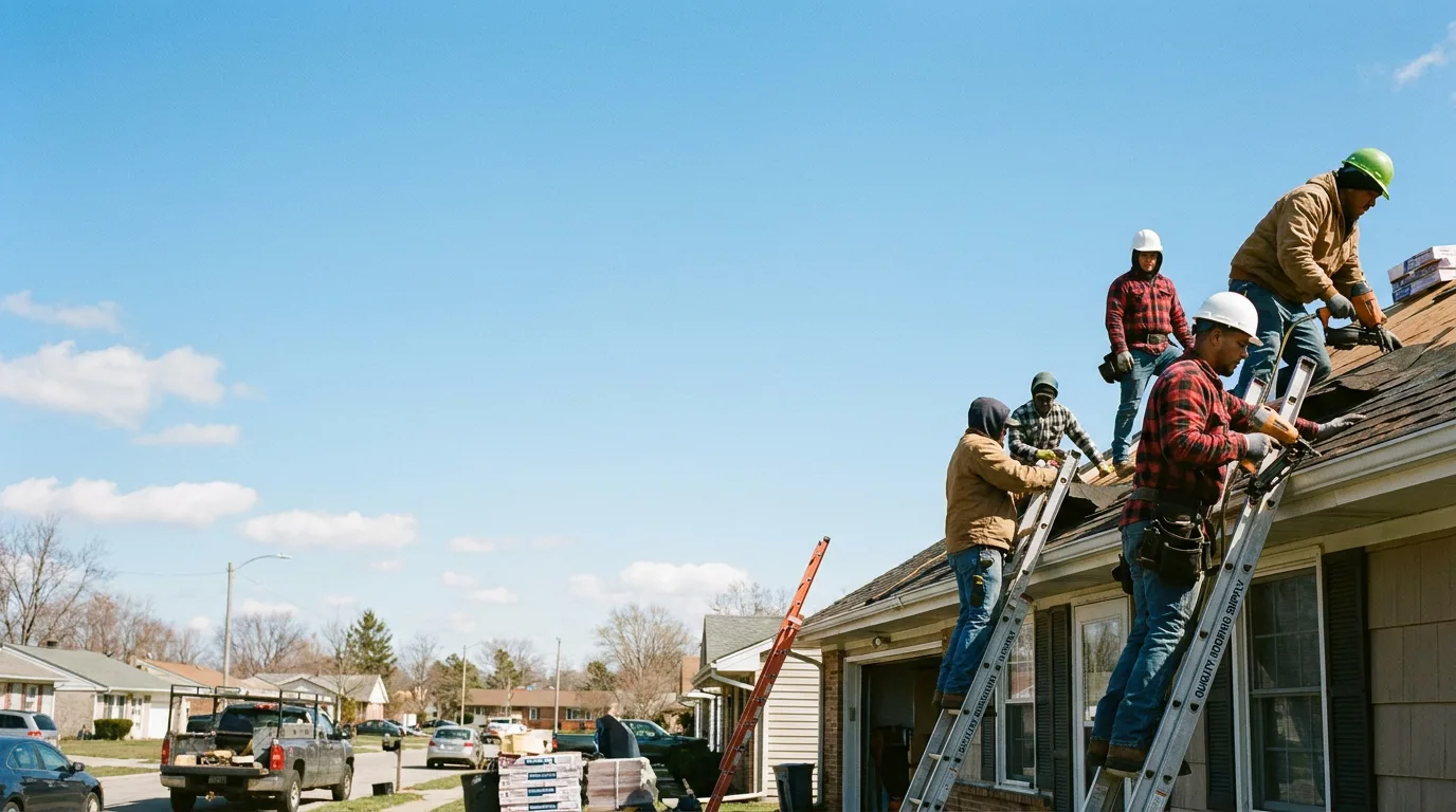 Roofing in Bluford, IL near me